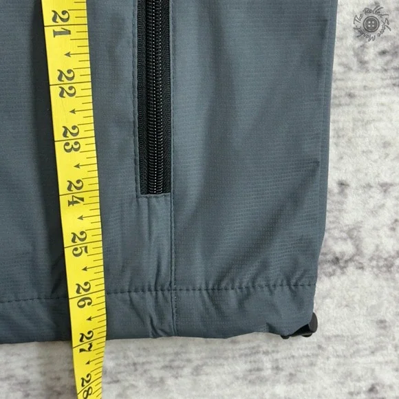 NWT New Balance Wind Jacket Men's Small Gray Hooded Water Wind Resistant - Picture 9 of 11